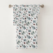 Rustieke Country Pine Cones en Pine Branches | Bad Handdoek (Insitu)