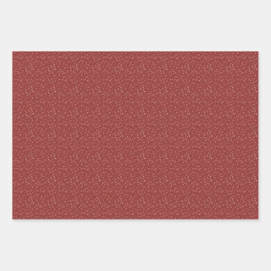 Rustieke Country Plaid Boho Kerstmis Inpakpapier Vel (Voorkant 2)