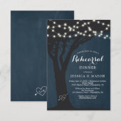 Rustieke Country Repetitie Diner Nodig Kaart Light (Voorkant / Achterkant)