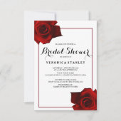 Rustieke Country Rozen Classy Floral Vrijgezellenf Kaart (Voorkant)