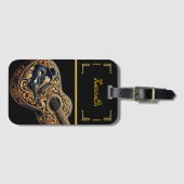 Rustieke Cowboy akoestische gitaar flair Bagagelabel (Voorkant (horizontaal))