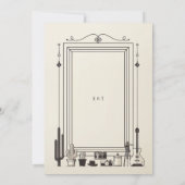 Rustieke  Cowboy bruiloft gitaar muzikant Kaart (Achterkant)