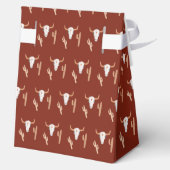 Rustieke Cowboy Cactus Beer Arch Boy Baby shower Bedankdoosjes (Achterkant)