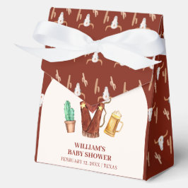 Rustieke Cowboy Cactus Beer Arch Boy Baby shower Bedankdoosjes