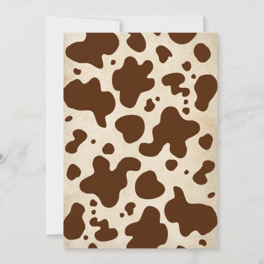 Rustieke cowboy eerste rodeo 1e verjaardag uitnodi kaart (Achterkant)