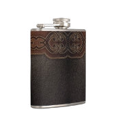 Rustieke cowboy mode western land bruin heupfles (Rechts)