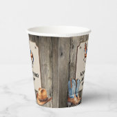 Rustieke Cowboy Paardrijden Verjaardagsfeest Papieren Bekers (Rechts)