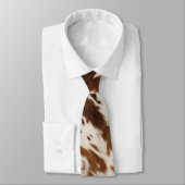 Rustieke Cowboy Western Country Beige Brown Koeien Stropdas (Gebonden)