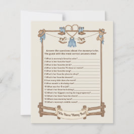 Rustieke Cowboy Wie kent Mama Beste Game Kaart