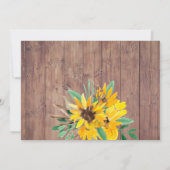 Rustieke cowboylaarzen waterverf herfst baby showe kaart (Achterkant)