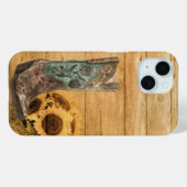 Rustieke cowboylaarzen westerne schuur hout zonneb Case-Mate iPhone case (Achterkant (horizontaal))
