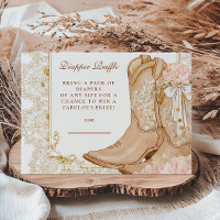 Rustieke Cowgirl Boots Flora Diapper Raffle