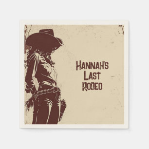 Rustieke Cowgirl Western Feest  Servet