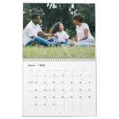 Rustieke Creëer Uw Eigen Familie Fotokalender Kalender (Mar 2026)