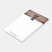 Rustieke Crock Wood Catering Restaurant Eten Post-it® Notes (Schuin)