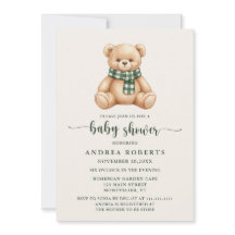 Rustieke Cute Teddyshower voor Baby