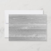 Rustieke daisy boerlap schuur hout bruiloft RSVP d Kaartje (Achterkant)