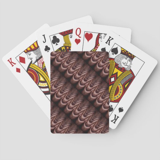 Rustieke dakpannen vanuit uniek perspectief pokerkaarten (Achterkant)