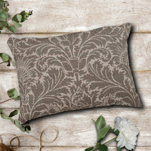 Rustieke  Damask Burlap Accent Kussen