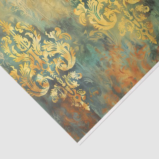 Rustieke Damask Meubilair Decoupage Tissue Paper Tissuepapier (Detail)