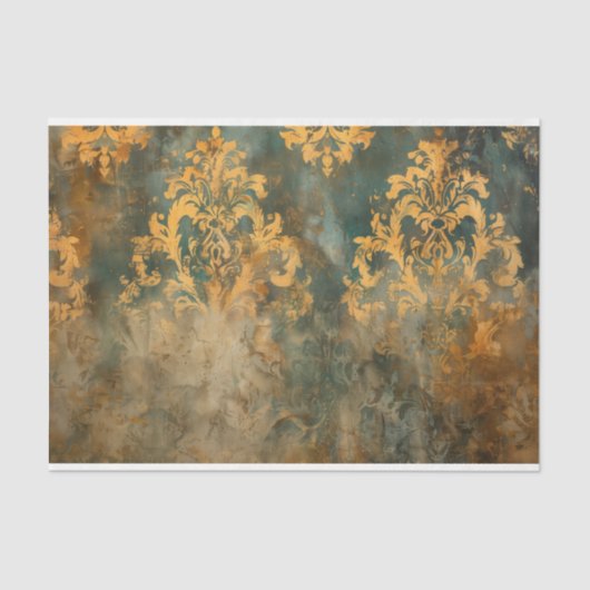 Rustieke Damask Meubilair Decoupage Tissue Paper Tissuepapier (Voorkant)