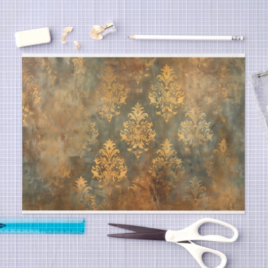 Rustieke Damask Meubilair Decoupage Tissue Paper Tissuepapier (Craft)