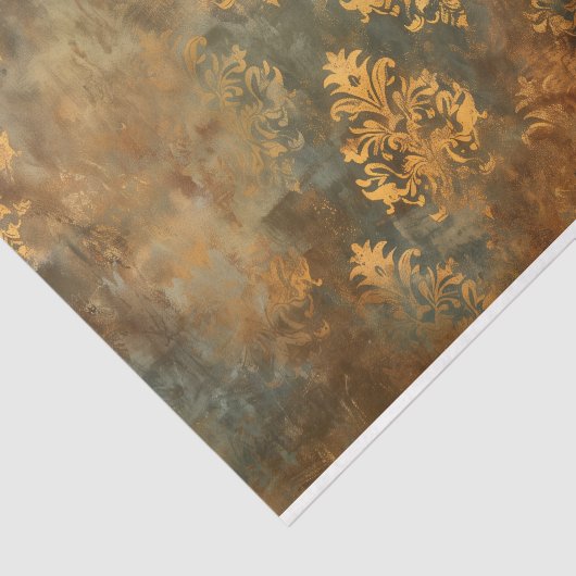 Rustieke Damask Meubilair Decoupage Tissue Paper Tissuepapier (Detail)