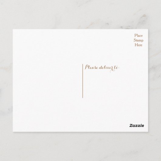 Rustieke dank u Brown Country Wood Wedding Party Briefkaart (Achterkant)