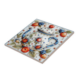 Rustieke Decoratieve Boerderij  Theepot Tegeltje