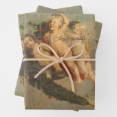  rustieke decoupage angels engel cherub inpakpapier vel (In situ)