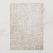 Rustieke delicate acryl bloemen menu (Achterkant)