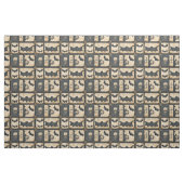 Rustieke denim Halloween patchworkpatroon Stof (Fat Quarter)