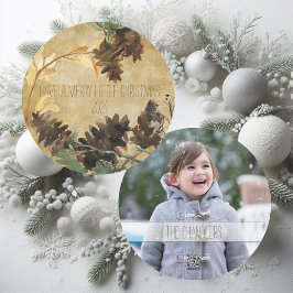 Rustieke Denneappel Chistmas om de Kaart van de