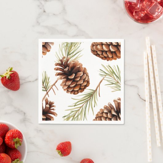 Rustieke dennenappel servet (Insitu)