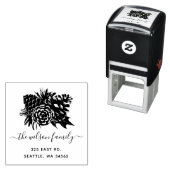 Rustieke dennenappel voor Feestdagen retouradres Zelfinktende Stempel (In situ)