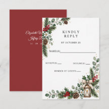 Rustieke dennenbessen winter Kerst bruiloft