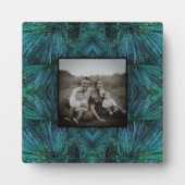 Rustieke dennenbomen dennenbos groen groenblijvend fotoplaat (Voorkant)