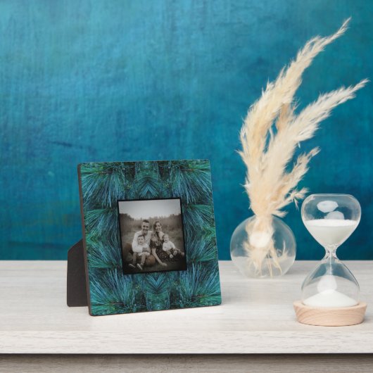 Rustieke dennenbomen dennenbos groen groenblijvend fotoplaat (Insitu)