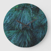 Rustieke dennenbomen dennenbos groen groenblijvend grote klok (Voorkant)