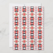 Rustieke dennenfoto Kerstmis Feestdagenkaart (Achterkant)