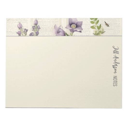 Rustieke  Desk Notes Pad Notitieblok (Voorkant)