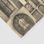Rustieke deuren tissuepapier (Detail)