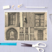 Rustieke deuren tissuepapier (Craft)