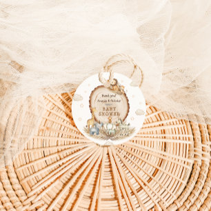 Rustieke Dieren Geslachtsneutrale Baby Shower Bedankjes Labels