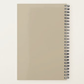 Rustieke Digitale Scrapbook Droom Groen Tan Bruin Planner (Achterkant)