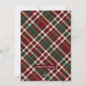 Rustieke Doberman Pinscher Kerst Pet Portret Feestdagenkaart (Achterkant)