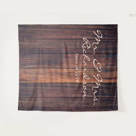 Rustieke donkerbruine schuur houten foto achtergro wandkleed (Voorkant (horizontaal))