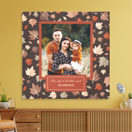 Rustieke Donkere Herfst Familie Fotogalerij Canvas Afdruk