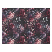 Rustieke donkere Rozen Tafelkleed (Voorkant (Horizontaal))