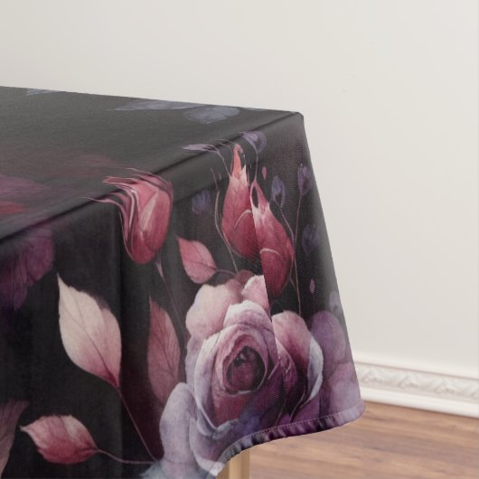 Rustieke donkere Rozen Tafelkleed (Voorbeeld)
